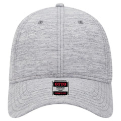 OTTO 19-1232 ’OTTO Comfy Fit’ 6 Panel Low Profile Baseball Cap - Heath. Gray - Heath. Gray / 6 1/2’’ - 7 5/8’’