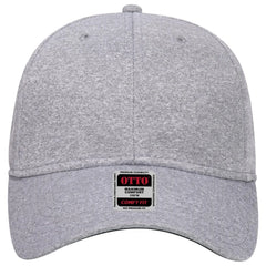 OTTO 19-1232 ’OTTO Comfy Fit’ 6 Panel Low Profile Baseball Cap - Heath. Gray - Heath. Gray / 6 1/2’’ - 7 5/8’’