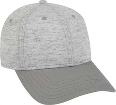 OTTO 19-1232A 6 Panel Low Profile Baseball Cap - Gray Heather Gray - Gray / One Size Fits Most