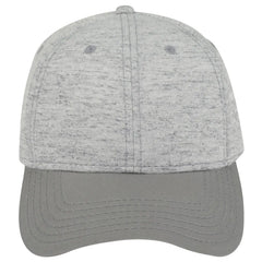 OTTO 19-1232A 6 Panel Low Profile Baseball Cap - Gry/H. Gry - Gry/H. Gry / 6 1/2’’ - 7 5/8’’