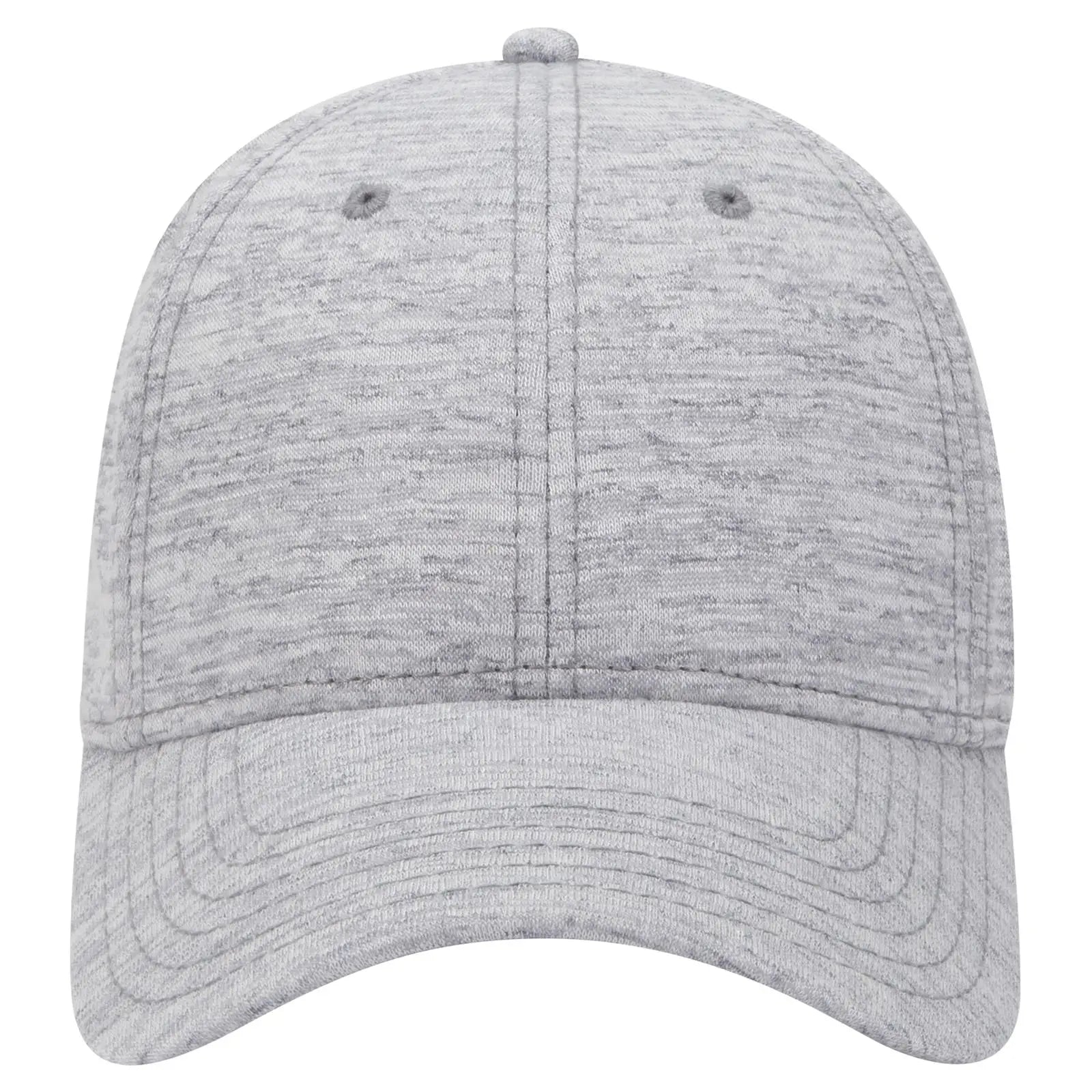 OTTO 19-1232A 6 Panel Low Profile Baseball Cap - Heath. Gray - Heath. Gray / 6 1/2’’ - 7 5/8’’
