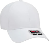 OTTO 19-1253 6 Panel Low Profile UPF 50+ Cool Comfort Performance Stretchable Diamond Knit Cap - White - White