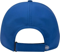 OTTO 19-1253 6 Panel Low Profile UPF 50 + Cool Comfort Performance Stretchable Diamond Knit Cap - Royal - Royal