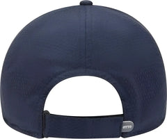 OTTO 19-1253 6 Panel Low Profile UPF 50+ Cool Comfort Performance Stretchable Diamond Knit Cap - Navy - Navy / One Size