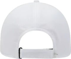 OTTO 19-1253 6 Panel Low Profile UPF 50+ Cool Comfort Performance Stretchable Diamond Knit Cap - White - White