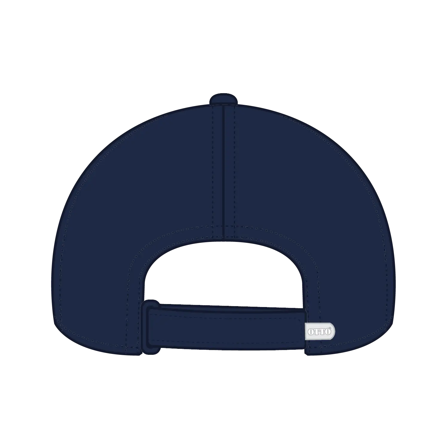 OTTO 19-1253 Upf 50+ 6 Panel Low Profile Baseball Cap - Navy - Navy / 6 1/2’’ - 7 5/8’’