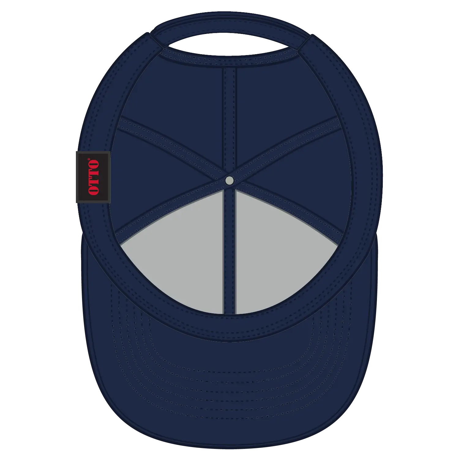 OTTO 19-1253 Upf 50+ 6 Panel Low Profile Baseball Cap - Navy - Navy / 6 1/2’’ - 7 5/8’’