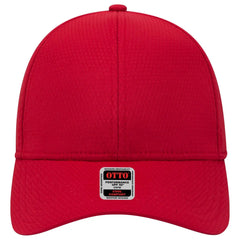 OTTO 19-1253 Upf 50+ 6 Panel Low Profile Baseball Cap - Red - Red / 6 1/2’’ - 7 5/8’’