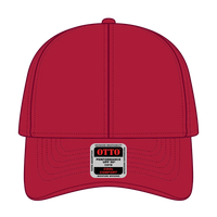 OTTO 19-1253 Upf 50+ 6 Panel Low Profile Baseball Cap - Red - Red / 6 1/2’’ - 7 5/8’’