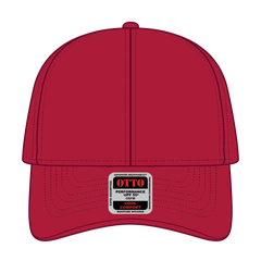 OTTO 19-1253 Upf 50+ 6 Panel Low Profile Baseball Cap - Red - Red / 6 1/2’’ - 7 5/8’’
