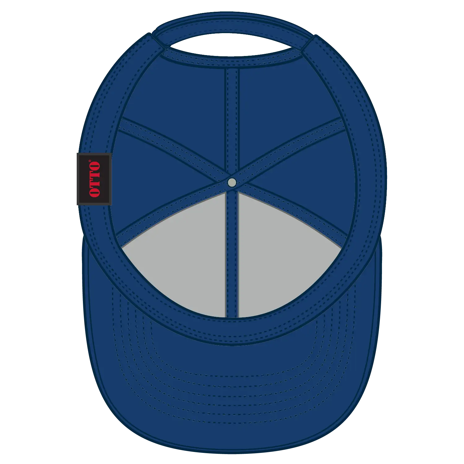 OTTO 19-1253 Upf 50+ 6 Panel Low Profile Baseball Cap - Royal - Royal / 6 1/2’’ - 7 5/8’’