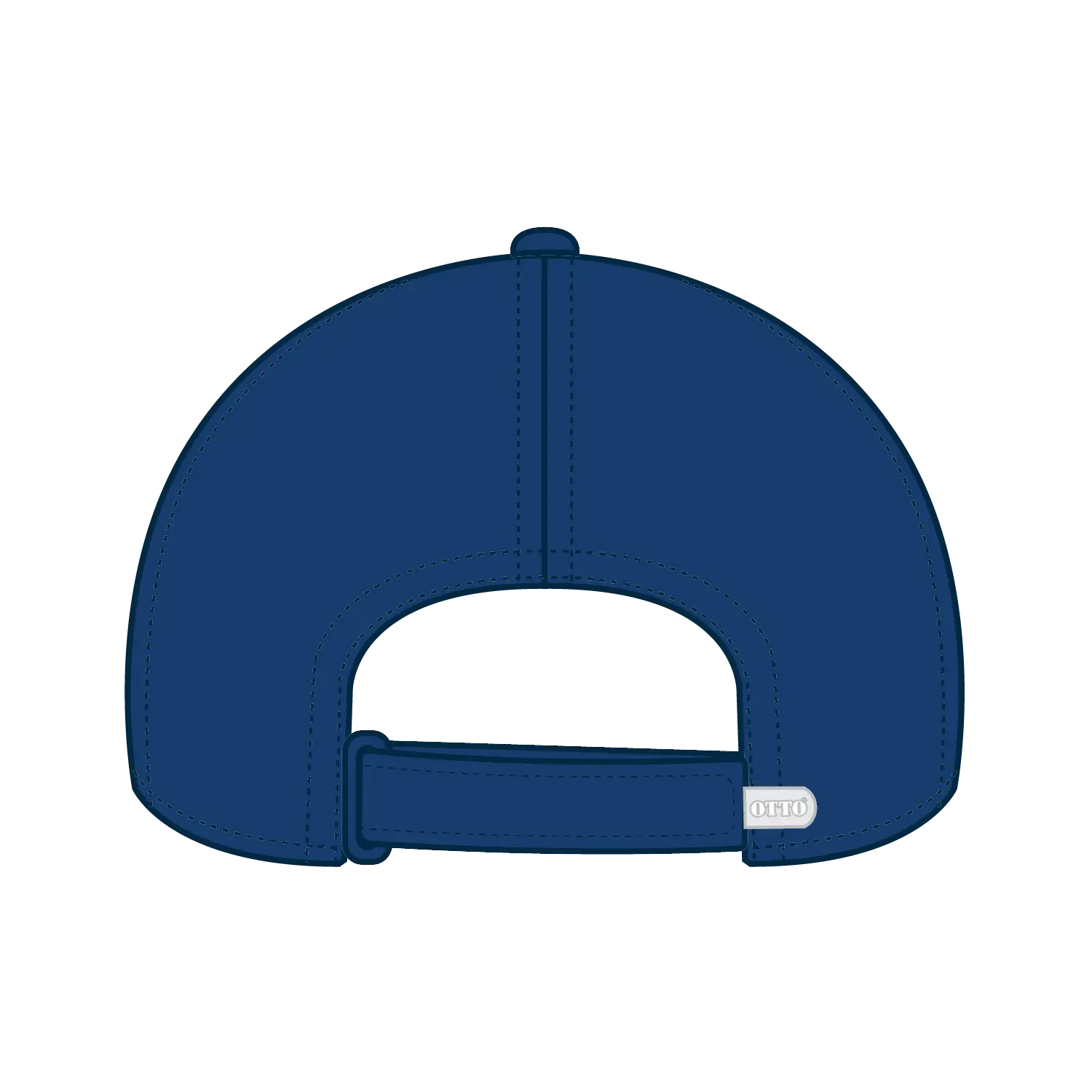 OTTO 19-1253 Upf 50+ 6 Panel Low Profile Baseball Cap - Royal - Royal / 6 1/2’’ - 7 5/8’’
