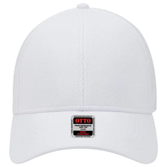 OTTO 19-1253 Upf 50+ 6 Panel Low Profile Baseball Cap - White - White / 6 1/2’’ - 7 5/8’’