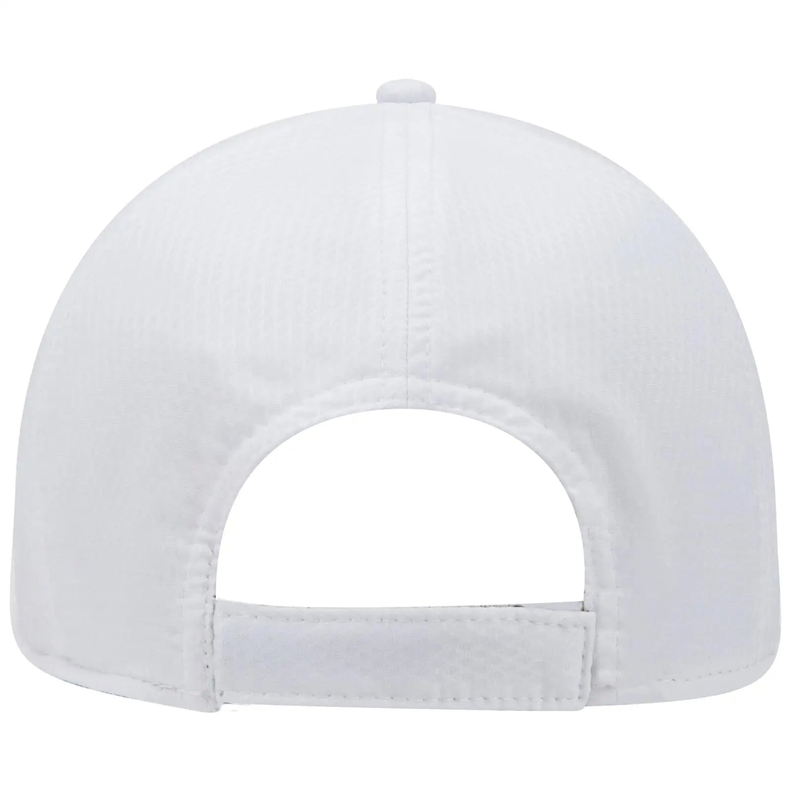 OTTO 19-1253 Upf 50+ 6 Panel Low Profile Baseball Cap - White - White / 6 1/2’’ - 7 5/8’’