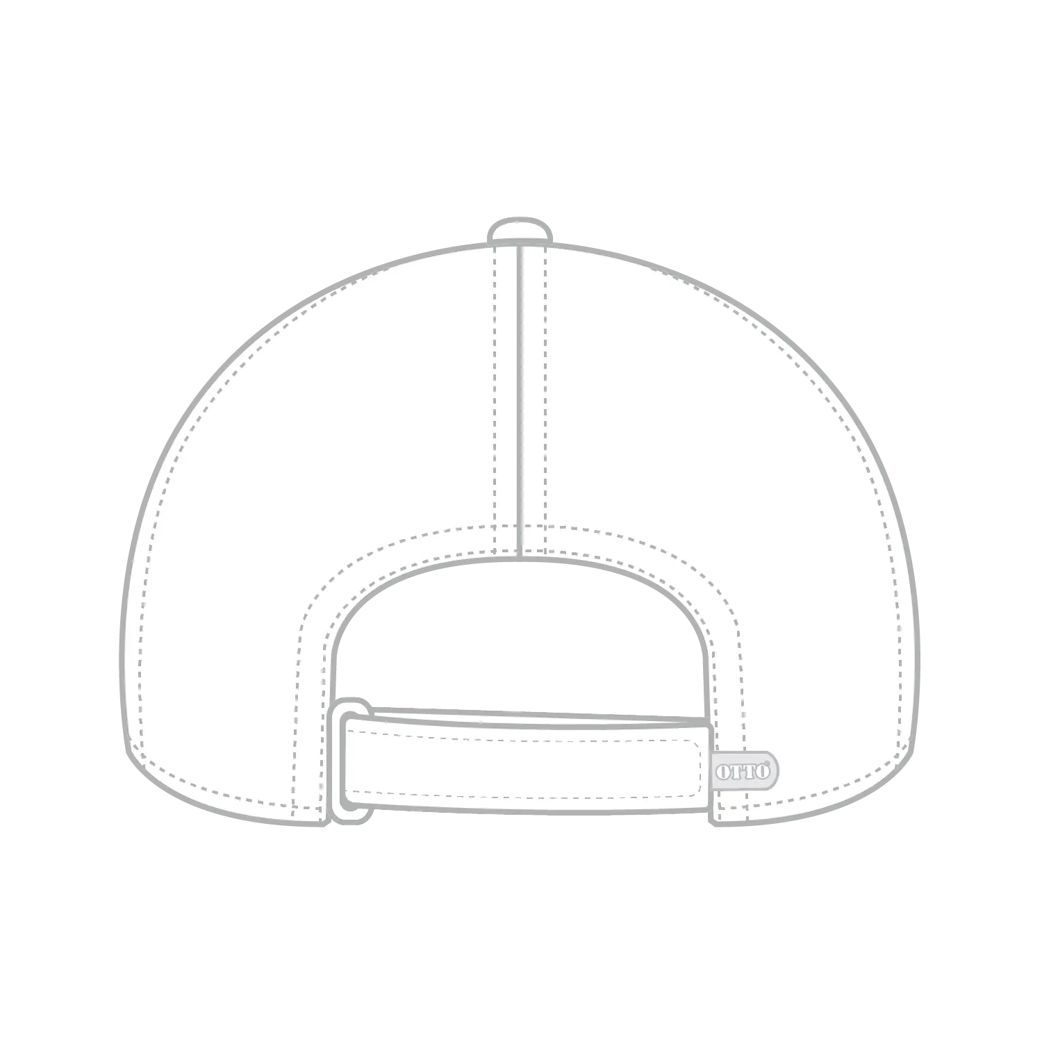 OTTO 19-1253 Upf 50+ 6 Panel Low Profile Baseball Cap - White - White / 6 1/2’’ - 7 5/8’’