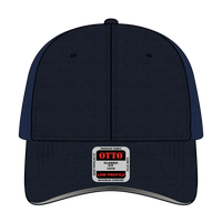 OTTO 19-1261 Reflective 6 Panel Low Profile Baseball Cap - Navy - Navy / 6 1/2’’ - 7 5/8’’