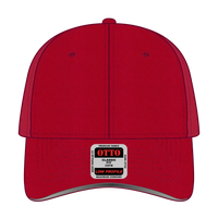 OTTO 19-1261 Reflective 6 Panel Low Profile Baseball Cap - Red - Red / 6 1/2’’ - 7 5/8’’