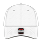 OTTO 19-1261 Reflective 6 Panel Low Profile Baseball Cap - White - White / 6 1/2’’ - 7 5/8’’