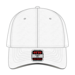 OTTO 19-1261 Reflective 6 Panel Low Profile Baseball Cap - White - White / 6 1/2’’ - 7 5/8’’