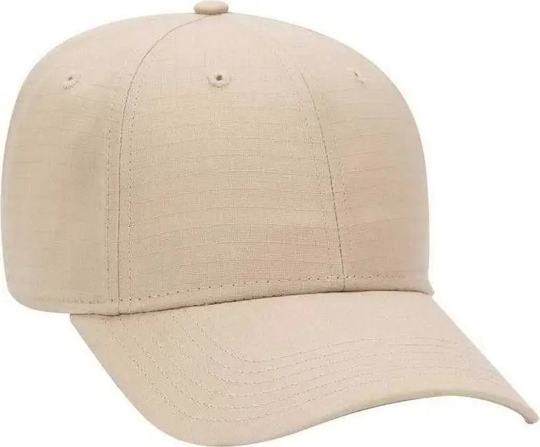 OTTO 19-1266 6 Panel Low Profile Baseball Cap - Khaki - Khaki / One Size Fits Most