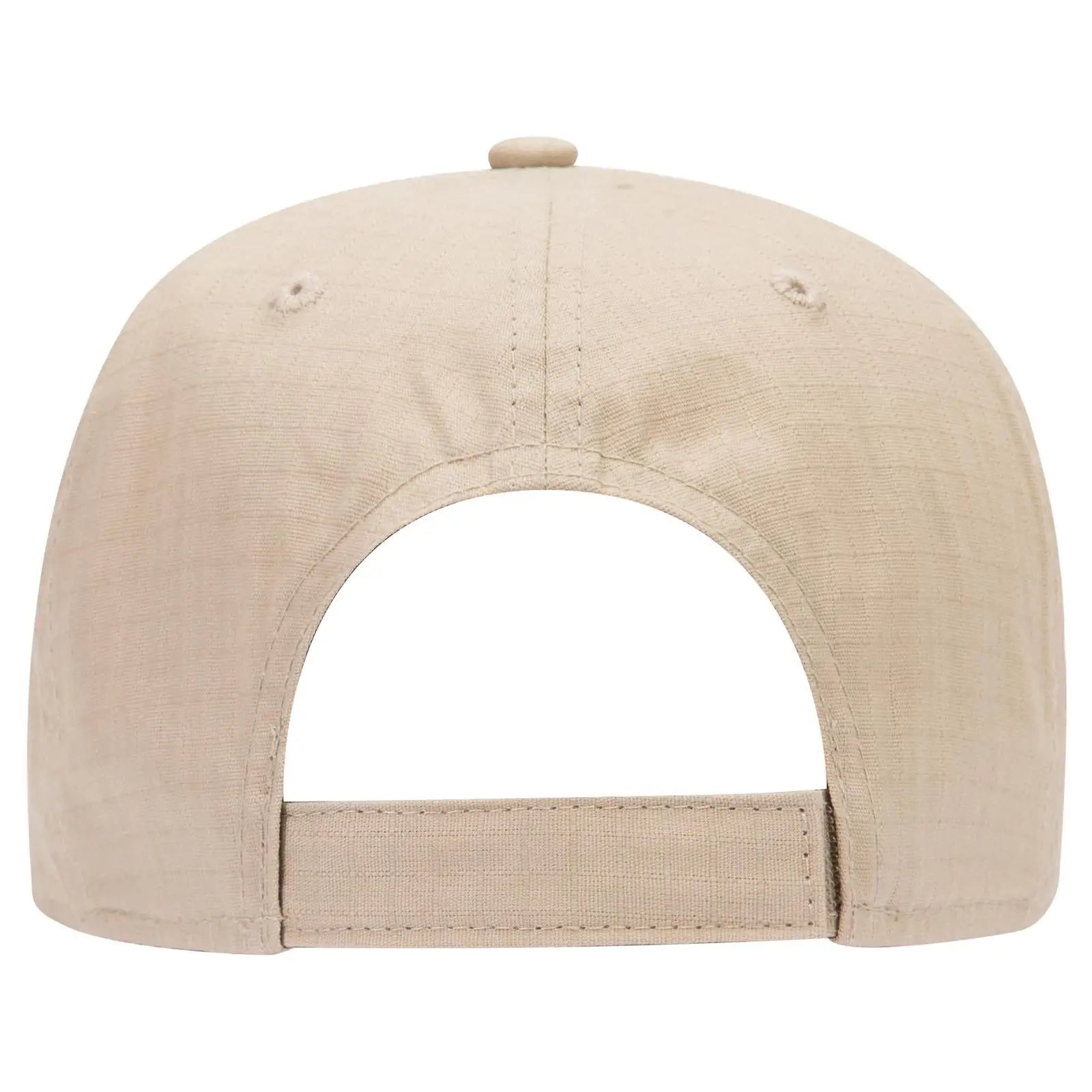 OTTO 19-1266 6 Panel Low Profile Baseball Cap - Khaki - Khaki / 6 1/2’’ - 7 5/8’’