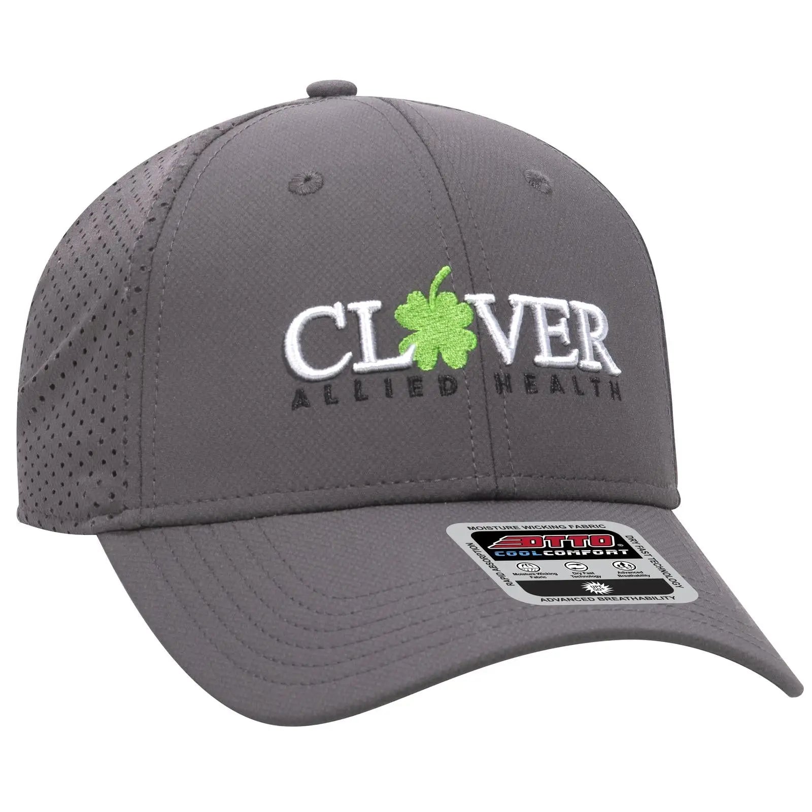 OTTO 19-1275 6 Panel Low Profile Baseball Cap - Char. Gray - Char. Gray / 6 1/2’’ - 7 5/8’’