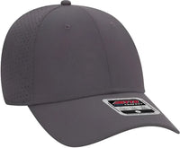 OTTO 19-1275 UPF 50+ 6 Panel Low Profile Baseball Cap - Charcoal Gray - Dark Gray / One Size Fits Most