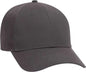 OTTO 19 1277 6 Panel Low Profile Baseball Cap Charcoal Gray Dark Gray / One Size Fits Most