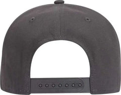 OTTO 19 1277 6 Panel Low Profile Baseball Cap Charcoal Gray Dark Gray / One Size Fits Most