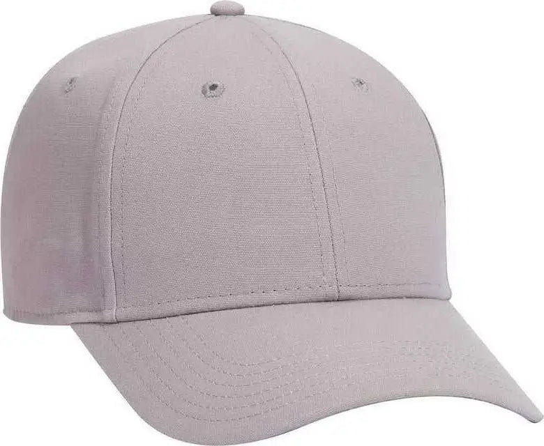 OTTO 19 1277 6 Panel Low Profile Baseball Cap Gray Gray / One Size Fits Most