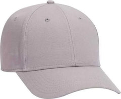 OTTO 19 1277 6 Panel Low Profile Baseball Cap Gray Gray / One Size Fits Most