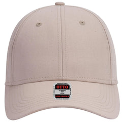 OTTO 19-1277 6 Panel Low Profile Baseball Cap - Khaki - Khaki / 6 1/2’’ - 7 5/8’’