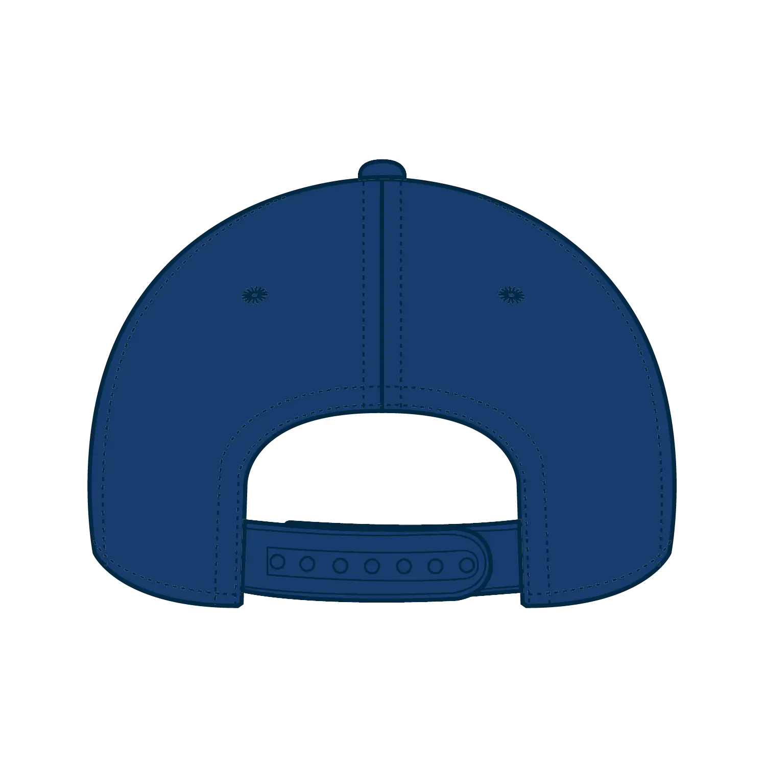 OTTO 19-1277 6 Panel Low Profile Baseball Cap - Royal - Royal / 6 1/2’’ - 7 5/8’’