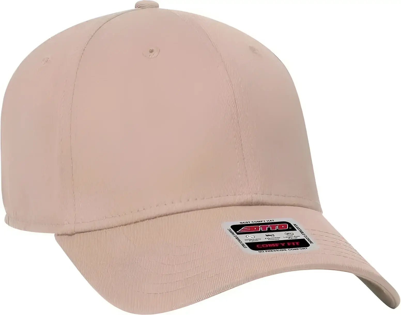 OTTO 19-1283 Comfy Fit 6 Panel Low Profile Baseball Cap - Khaki - Khaki / One Size Fits Most