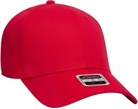 OTTO 19 1283 Comfy Fit 6 Panel Low Profile Baseball Cap Red Red / One Size Fits Most