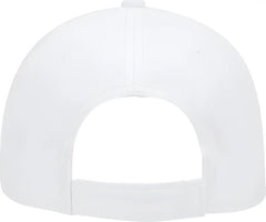 OTTO 19-1283 Comfy Fit 6 Panel Low Profile Baseball Cap - White - White / One Size Fits Most