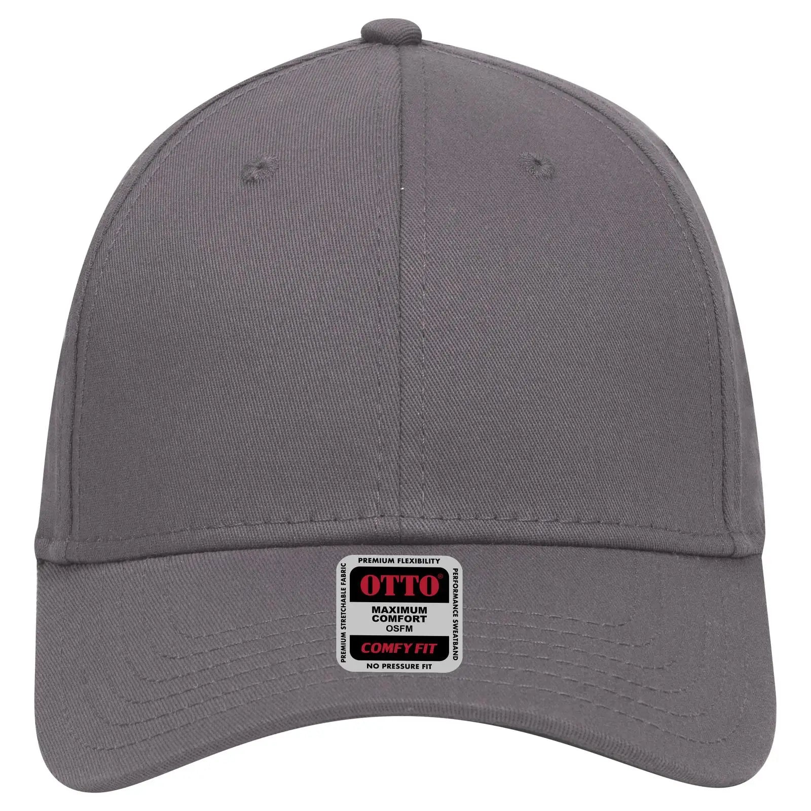 OTTO 19-1283 ’OTTO Comfy Fit’ 6 Panel Low Profile Baseball Cap - Char. Gray - Char. Gray / 6 1/2’’ - 7 5/8’’