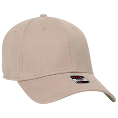 OTTO 19-1283 ’OTTO Comfy Fit’ 6 Panel Low Profile Baseball Cap - Khaki - Khaki / 6 1/2’’ - 7 5/8’’