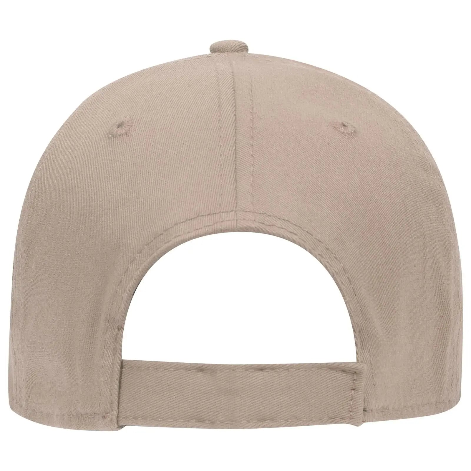 OTTO 19-1283 ’OTTO Comfy Fit’ 6 Panel Low Profile Baseball Cap - Khaki - Khaki / 6 1/2’’ - 7 5/8’’