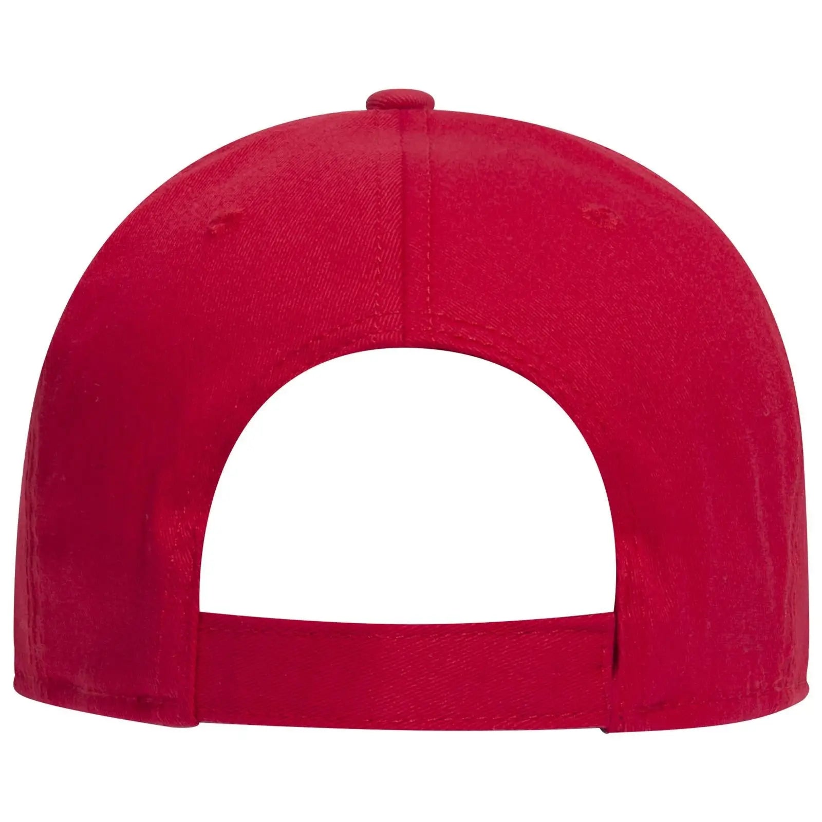 OTTO 19-1283 ’OTTO Comfy Fit’ 6 Panel Low Profile Baseball Cap - Red - Red / 6 1/2’’ - 7 5/8’’