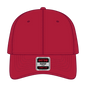 OTTO 19-1283 ’OTTO Comfy Fit’ 6 Panel Low Profile Baseball Cap - Red - Red / 6 1/2’’ - 7 5/8’’