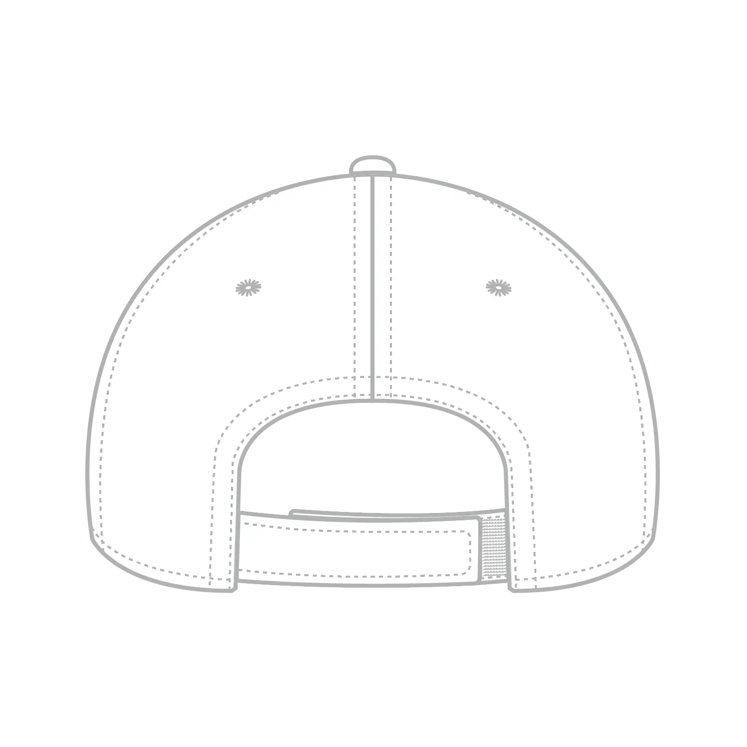 OTTO 19-1283 ’OTTO Comfy Fit’ 6 Panel Low Profile Baseball Cap - White - White / 6 1/2’’ - 7 5/8’’