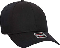 OTTO 19-1284 OTTO Comfy Fit 6 Panel Low Profile Baseball Cap - Black - Black / One Size Fits Most