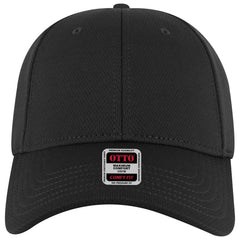 OTTO 19-1284 ’OTTO Comfy Fit’ 6 Panel Low Profile Baseball Cap - Black - Black / 6 1/2’’ - 7 5/8’’