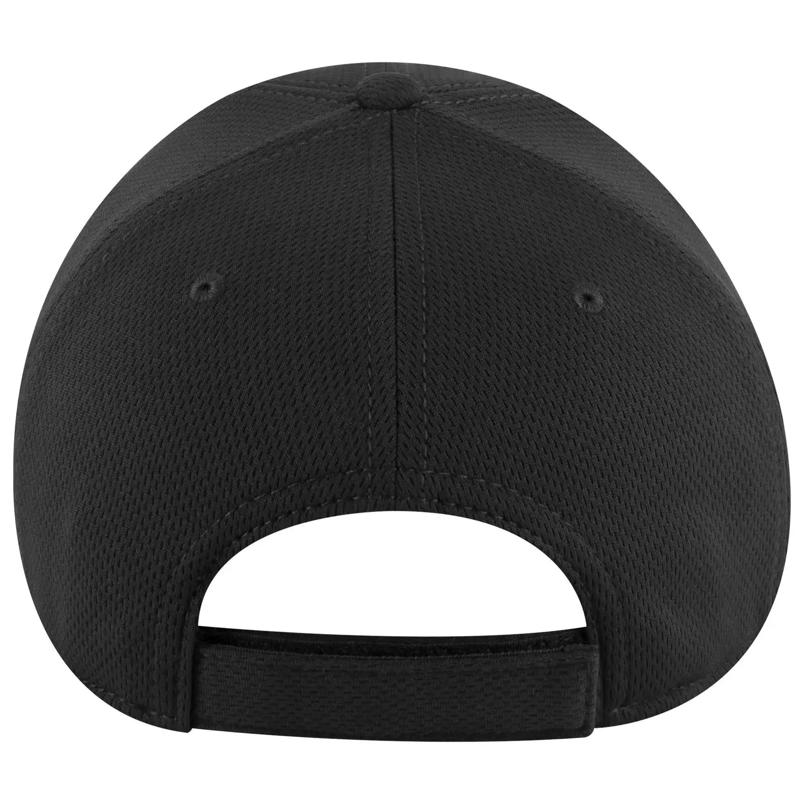 OTTO 19-1284 ’OTTO Comfy Fit’ 6 Panel Low Profile Baseball Cap - Black - Black / 6 1/2’’ - 7 5/8’’