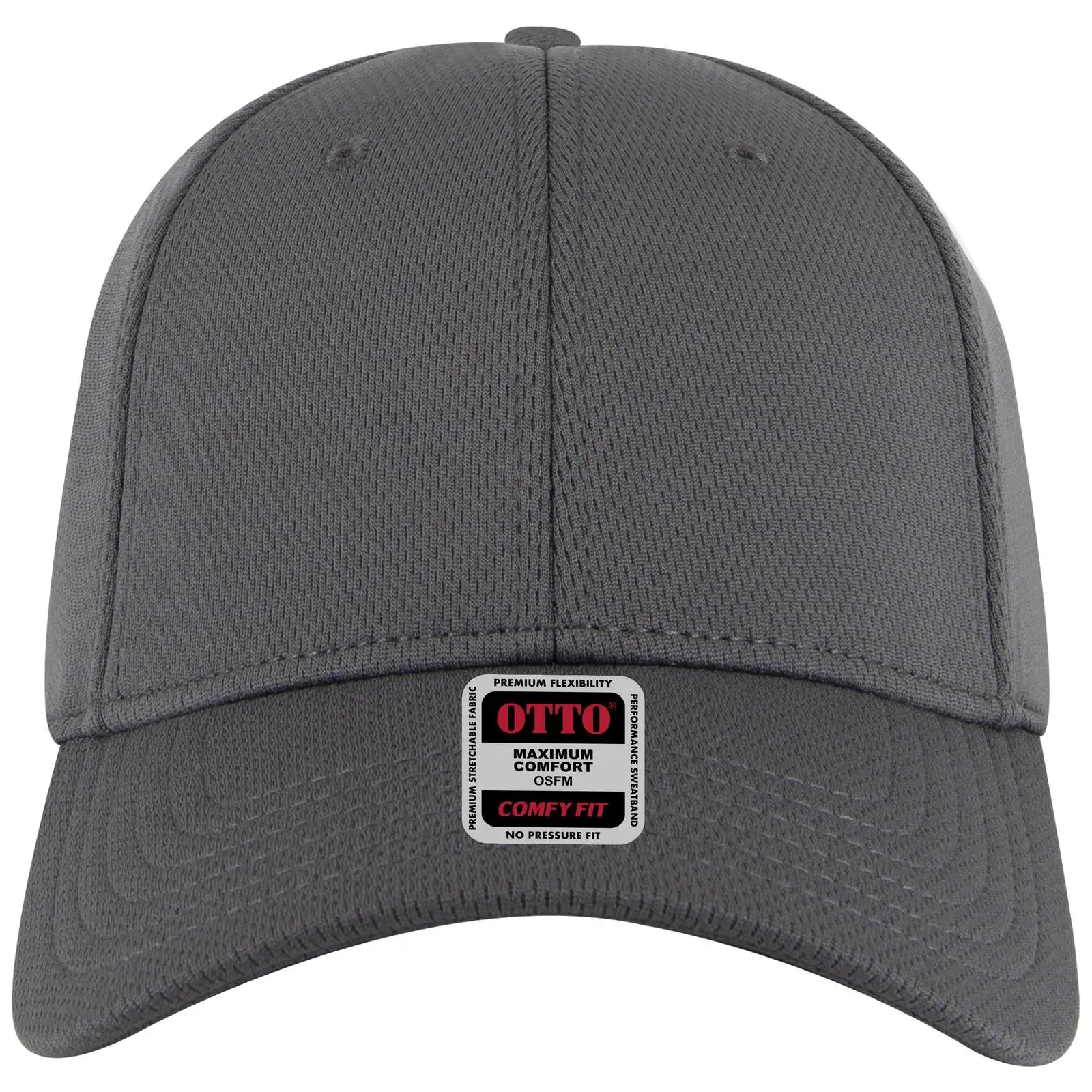 OTTO 19-1284 ’OTTO Comfy Fit’ 6 Panel Low Profile Baseball Cap - Char. Gray - Char. Gray / 6 1/2’’ - 7 5/8’’