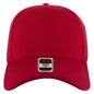 OTTO 19-1284 ’OTTO Comfy Fit’ 6 Panel Low Profile Baseball Cap - Red - Red / 6 1/2’’ - 7 5/8’’