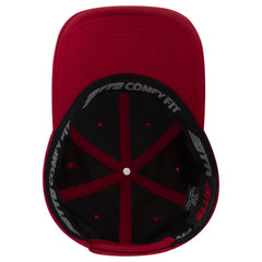 OTTO 19-1284 ’OTTO Comfy Fit’ 6 Panel Low Profile Baseball Cap - Red - Red / 6 1/2’’ - 7 5/8’’