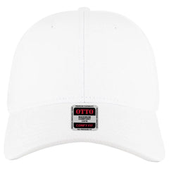 OTTO 19-1284 ’OTTO Comfy Fit’ 6 Panel Low Profile Baseball Cap - White - White / 6 1/2’’ - 7 5/8’’
