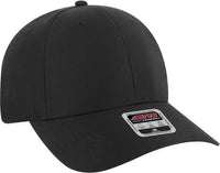 OTTO 19-1319 6 Panel Low Profile Style Baseball Cap - Black - Black / One Size Fits Most
